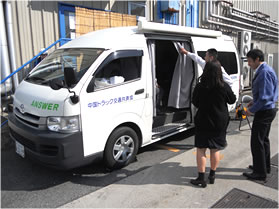 運転適性診断の様子